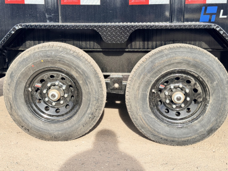 New 2026 Load Trail 7-14 Dump W/ Hydraulic Jack 7K Axles