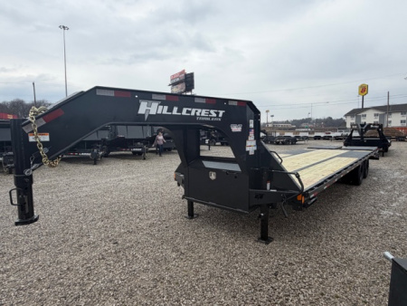 New HillCrest Gooseneck 25+5 25.9 W/ Max Ramps & 14 Ply Dual Wheel and Tire Upgrade