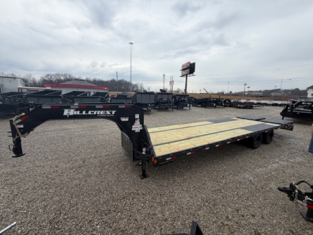 New HillCrest Gooseneck 25+5 25.9 W/ Max Ramps & 14 Ply Dual Wheel and Tire Upgrade