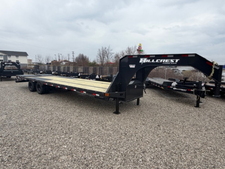 New HillCrest Gooseneck 25+5 25.9 W/ Max Ramps & 14 Ply Dual Wheel and Tire Upgrade