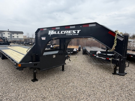 New HillCrest Gooseneck 25+5 25.9 W/ Max Ramps & 14 Ply Dual Wheel and Tire Upgrade