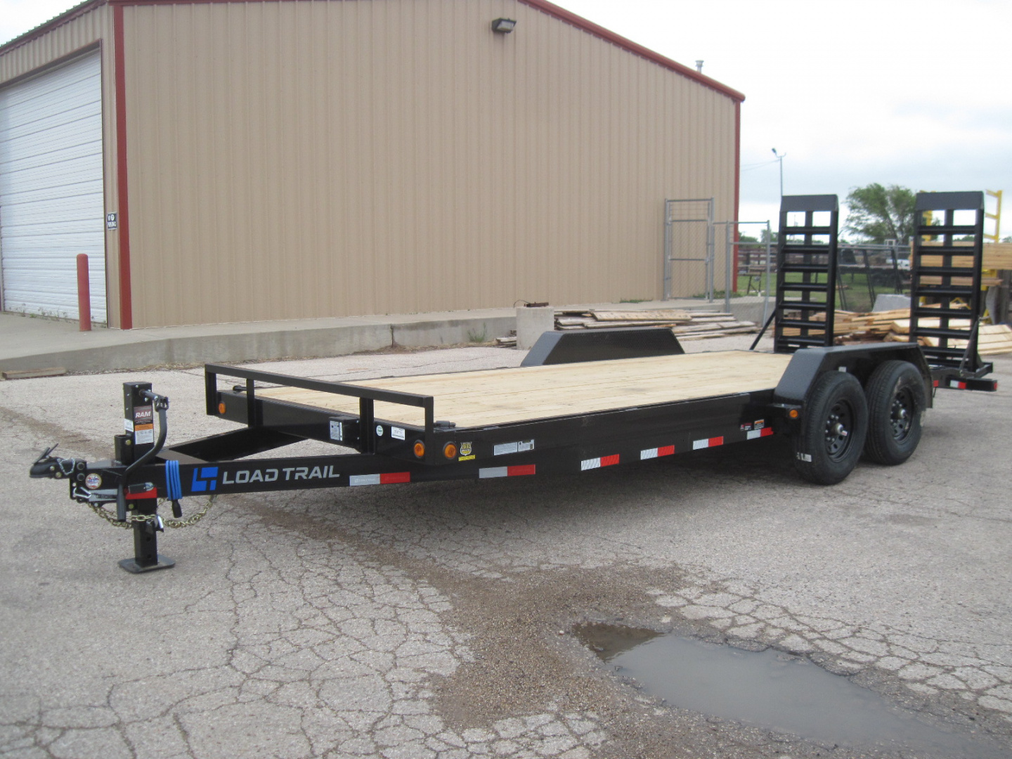 New 2025 Load Trail 83x20 Car Hauler w/ Fold-up Ramps 14k