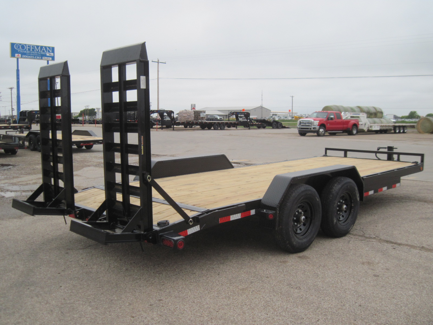 New 2025 Load Trail 83x20 Car Hauler w/ Fold-up Ramps 14k