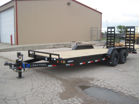 New 2025 Load Trail 83x20 Car Hauler w/ Fold-up Ramps 14k