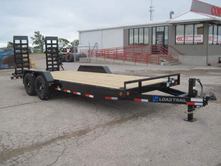 New 2025 Load Trail 83x20 Car Hauler w/ Fold-up Ramps 14k