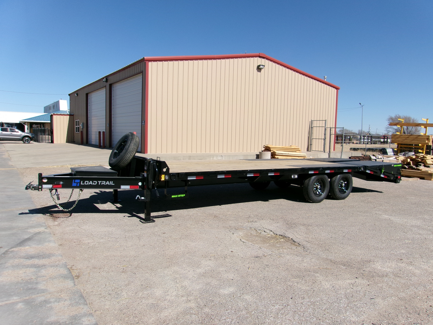 New 2026 Load Trail 102x24 Flatbed w/ Max Ramps 14k