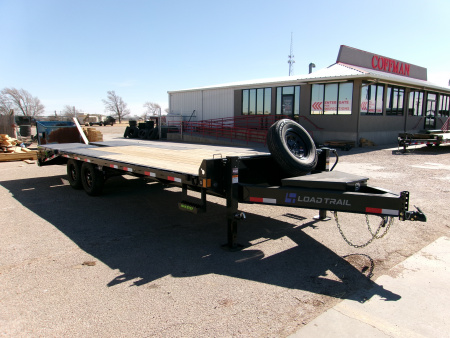 New 2026 Load Trail 102x24 Flatbed w/ Max Ramps 14k
