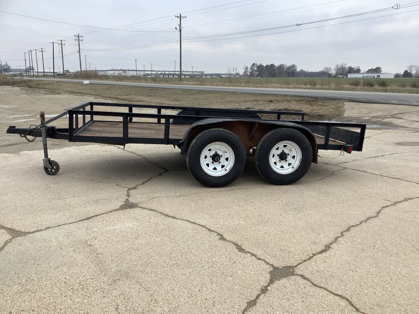 Used 1995 Homemade 76x12 Tandem Axle Utility Trailer