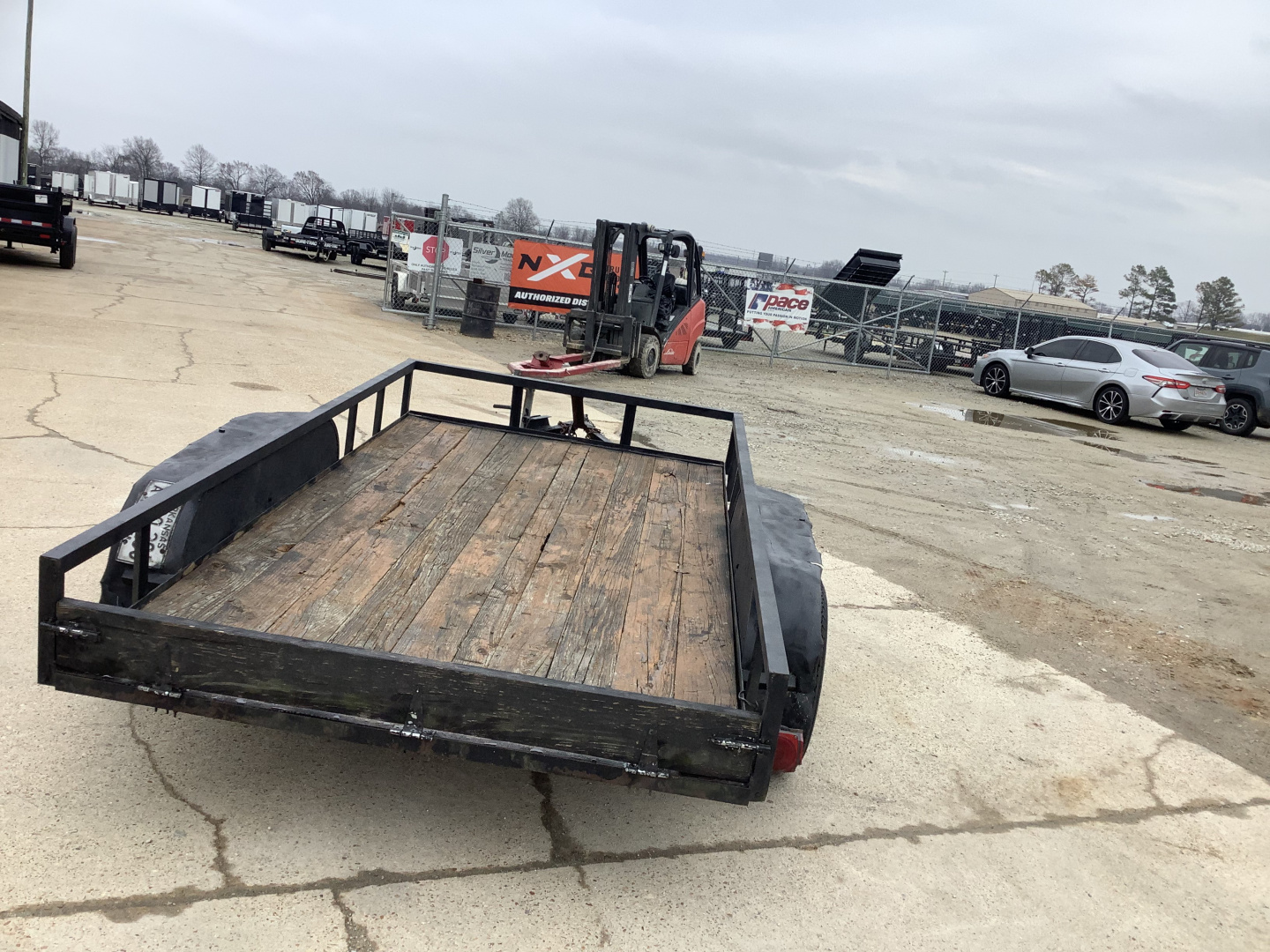 Used 1995 Homemade 76x12 Tandem Axle Utility Trailer