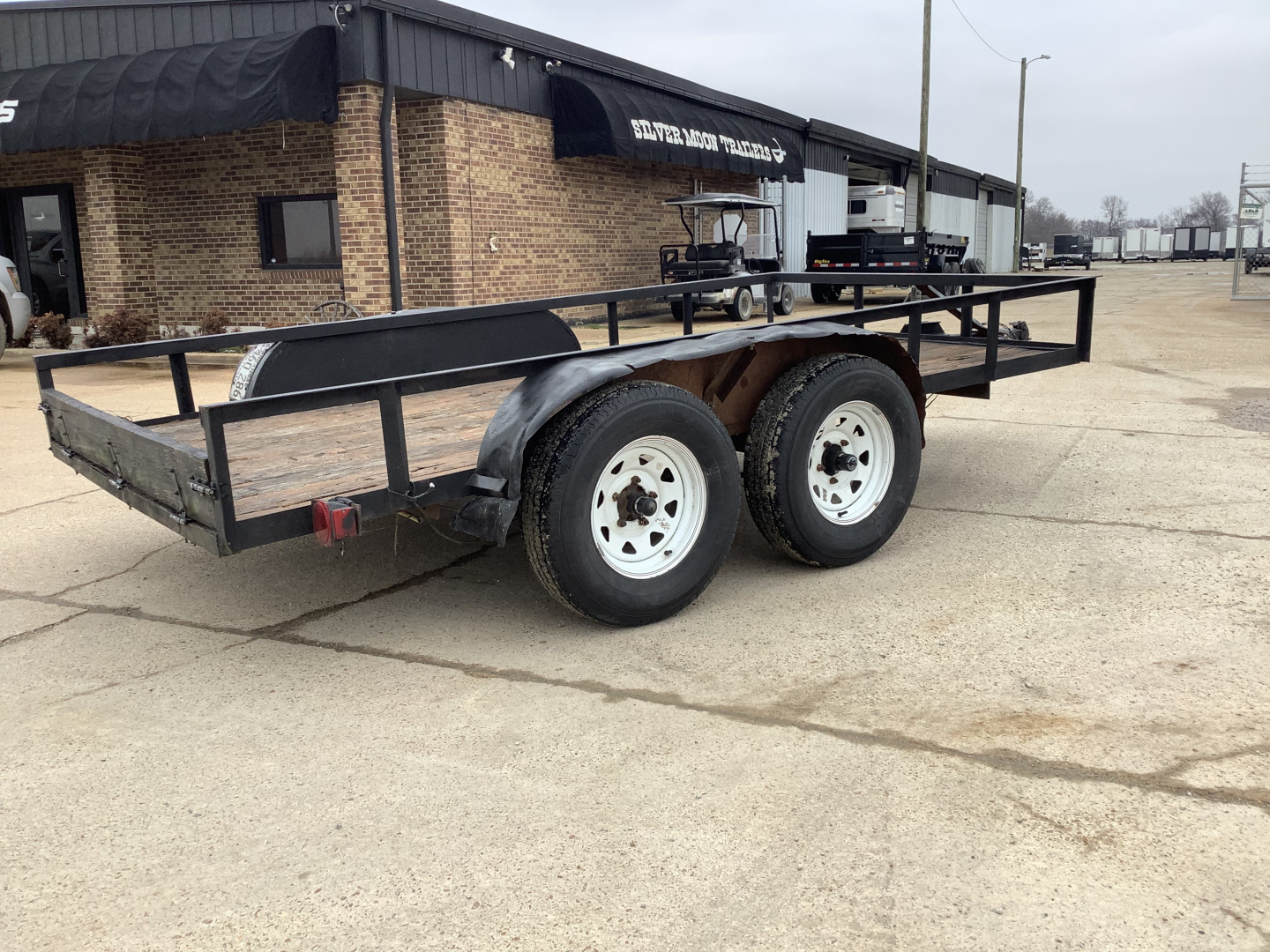 Used 1995 Homemade 76x12 Tandem Axle Utility Trailer