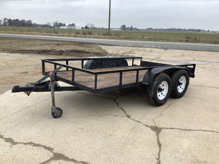Used 1995 Homemade 76x12 Tandem Axle Utility Trailer