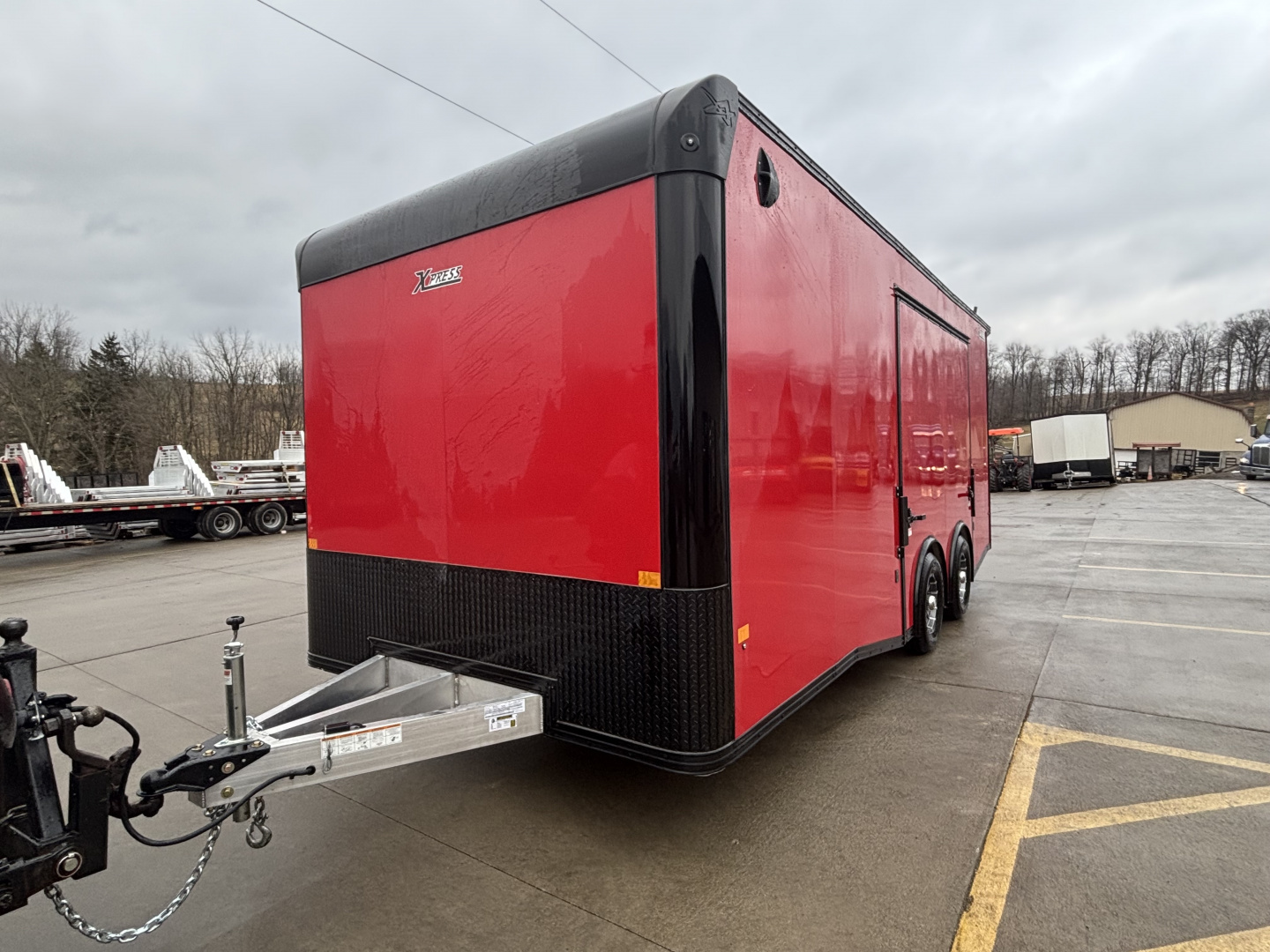 New 2026 (ALL ALUMINUM) High Country Xpress Trailers 8X20 Enclosed Trailer - Red/Black - Spread Axles - w/ Ramp - 9990# GVWR