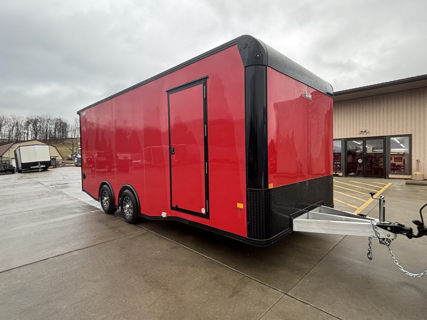 New 2026 (ALL ALUMINUM) High Country Xpress Trailers 8X20 Enclosed Trailer - Red/Black - Spread Axles - w/ Ramp - 9990# GVWR