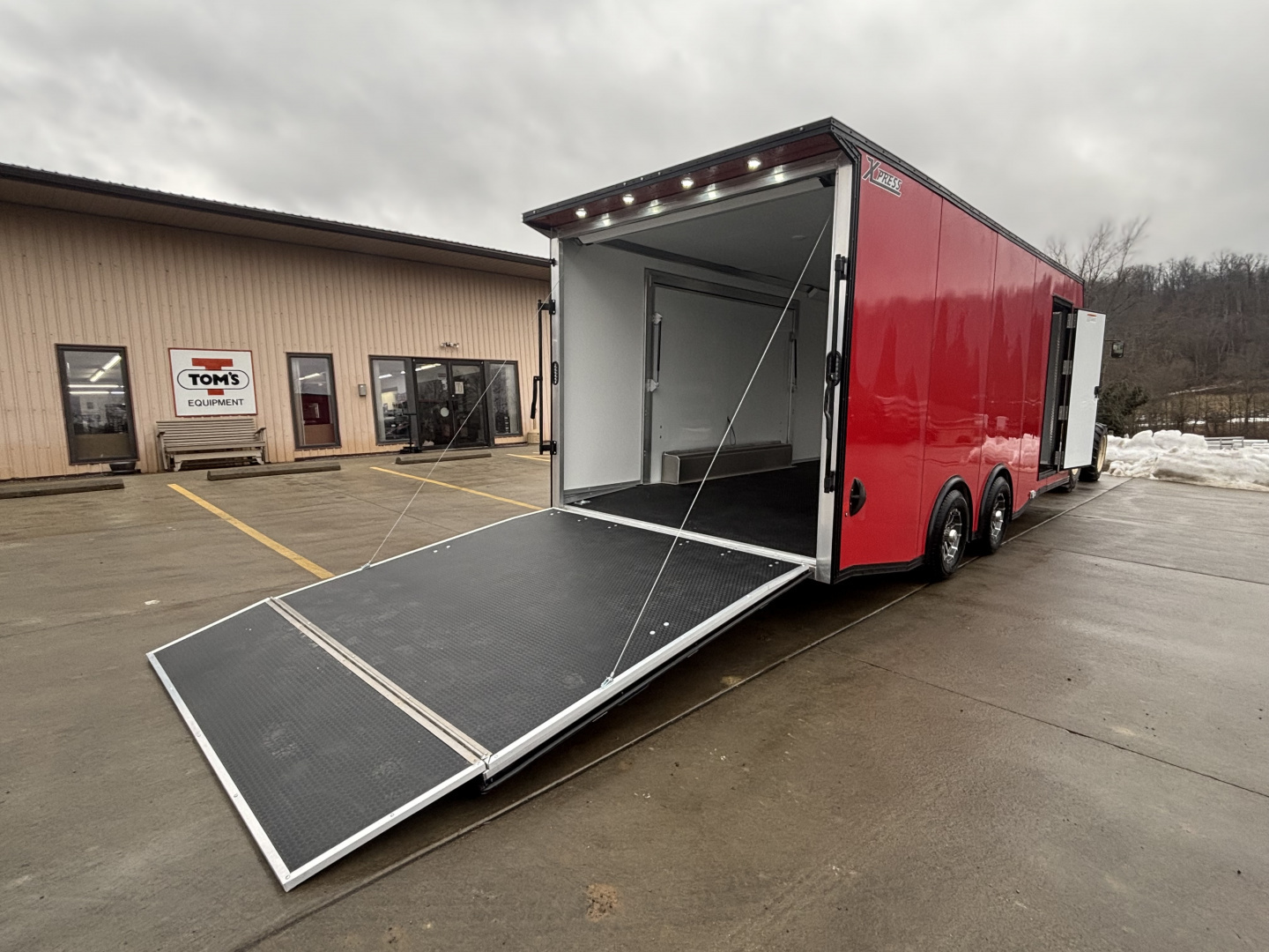 New 2026 (ALL ALUMINUM) High Country Xpress Trailers 8X20 Enclosed Trailer - Red/Black - Spread Axles - w/ Ramp - 9990# GVWR
