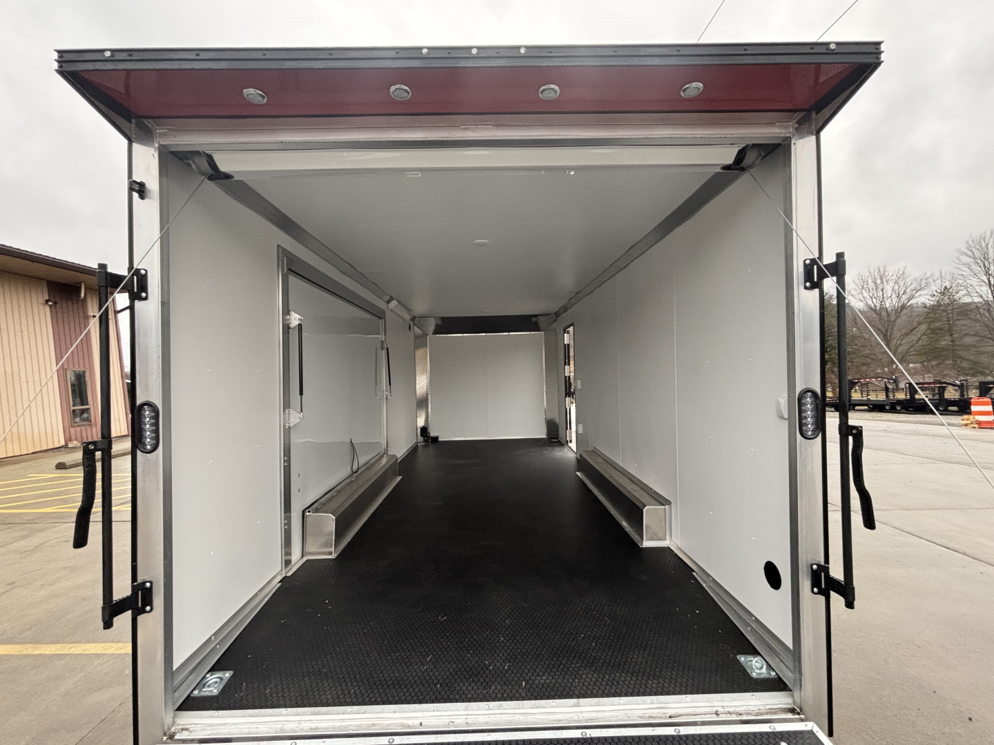New 2026 (ALL ALUMINUM) High Country Xpress Trailers 8X20 Enclosed Trailer - Red/Black - Spread Axles - w/ Ramp - 9990# GVWR