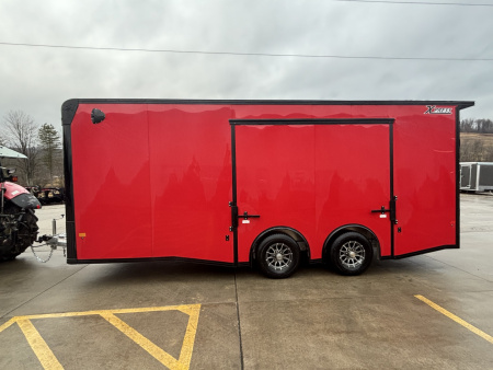 New 2026 (ALL ALUMINUM) High Country Xpress Trailers 8X20 Enclosed Trailer - Red/Black - Spread Axles - w/ Ramp - 9990# GVWR