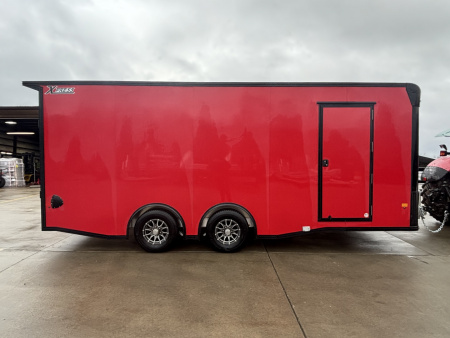 New 2026 (ALL ALUMINUM) High Country Xpress Trailers 8X20 Enclosed Trailer - Red/Black - Spread Axles - w/ Ramp - 9990# GVWR