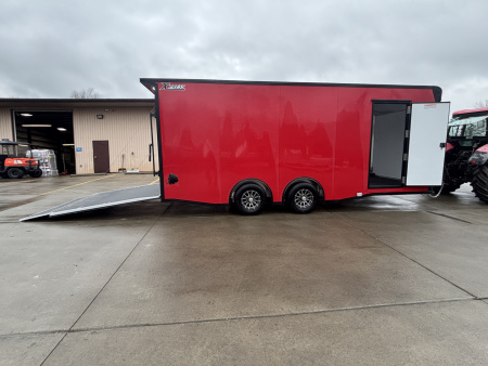 New 2026 (ALL ALUMINUM) High Country Xpress Trailers 8X20 Enclosed Trailer - Red/Black - Spread Axles - w/ Ramp - 9990# GVWR