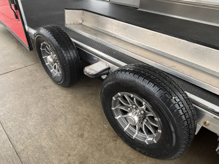 New 2026 (ALL ALUMINUM) High Country Xpress Trailers 8X20 Enclosed Trailer - Red/Black - Spread Axles - w/ Ramp - 9990# GVWR