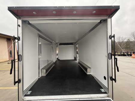 New 2026 (ALL ALUMINUM) High Country Xpress Trailers 8X20 Enclosed Trailer - Red/Black - Spread Axles - w/ Ramp - 9990# GVWR