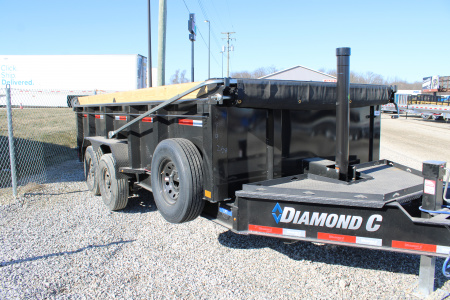 New 2026 Diamond C Trailers 16' 15K GVWR STOCK ID 52304 Dump Trailer