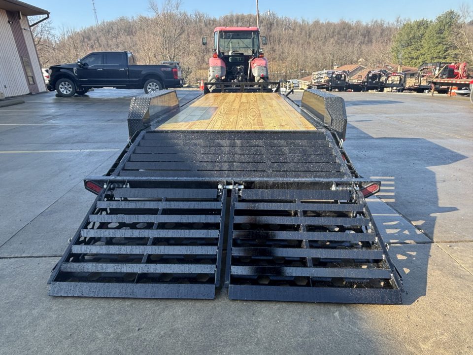 New 2026 Belmont Trailers - EBX 8220 - 14K Equipment Trailer w/ Wedge / Stand Up Ramps - 14000# GVWR