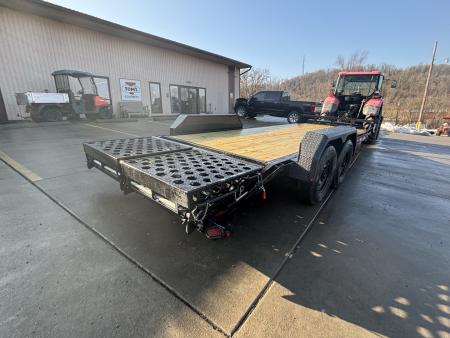 New 2026 Belmont Trailers - EBX 8220 - 14K Equipment Trailer w/ Wedge / Stand Up Ramps - 14000# GVWR