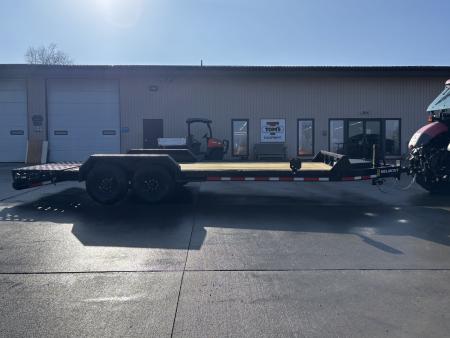 New 2026 Belmont Trailers - EBX 8220 - 14K Equipment Trailer w/ Wedge / Stand Up Ramps - 14000# GVWR