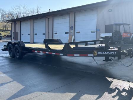 New 2026 Belmont Trailers - EBX 8220 - 14K Equipment Trailer w/ Wedge / Stand Up Ramps - 14000# GVWR