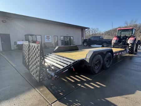 New 2026 Belmont Trailers - EBX 8220 - 14K Equipment Trailer w/ Wedge / Stand Up Ramps - 14000# GVWR
