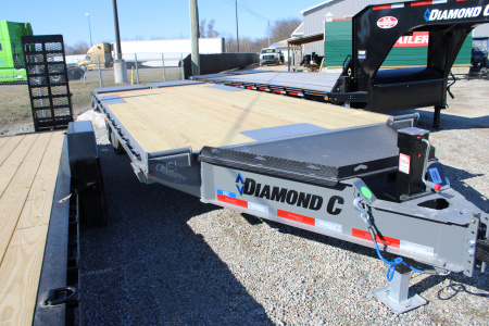 New 2026 Diamond C Trailers 24' DO MR STOCK ID 52301 Equipment Trailer