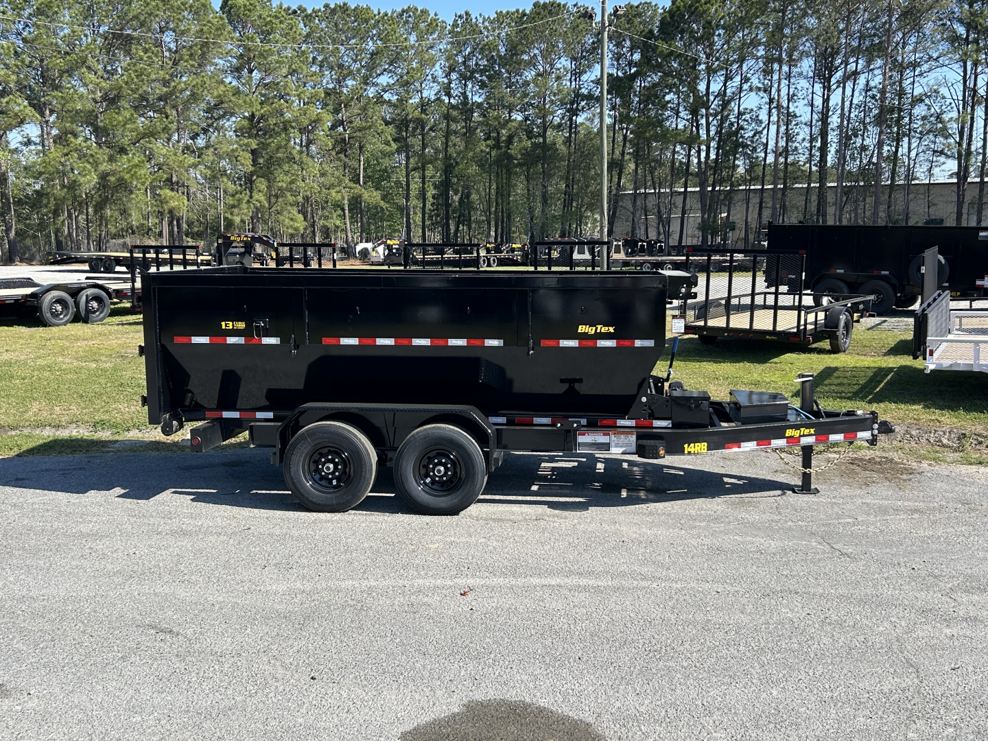 New 2026 Big Tex 14RB Roll-Off Dumpster Trailer with 1-Bin