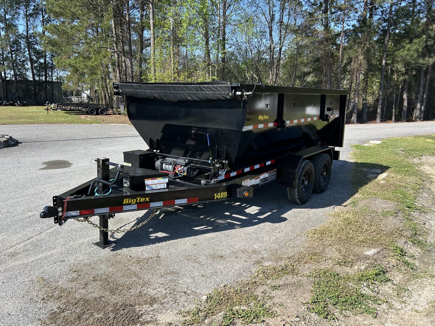 New 2026 Big Tex 14RB Roll-Off Dumpster Trailer with 1-Bin