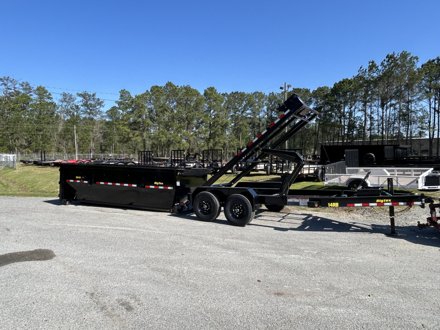 New 2026 Big Tex 14RB Roll-Off Dumpster Trailer with 1-Bin