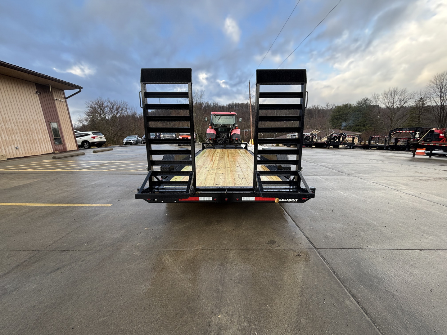 New 2026 Belmont Trailers - EFX 8218 Equipment Trailer w/ Stand Up Ramps - 14000# GVWR