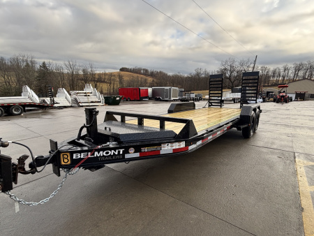 New 2026 Belmont Trailers - EFX 8218 Equipment Trailer w/ Stand Up Ramps - 14000# GVWR