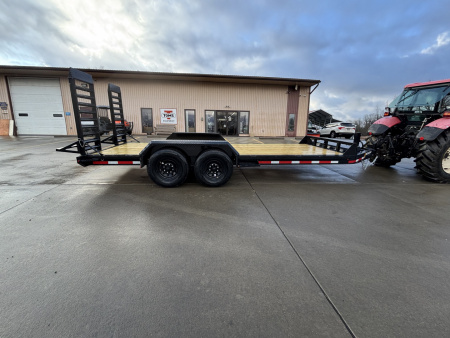 New 2026 Belmont Trailers - EFX 8218 Equipment Trailer w/ Stand Up Ramps - 14000# GVWR