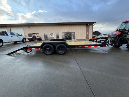 New 2026 Belmont Trailers - EFX 8218 Equipment Trailer w/ Stand Up Ramps - 14000# GVWR