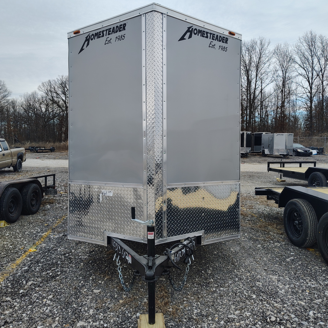 New 2026 Homesteader Trailer 6x12 TA Cargo / Enclosed Trailer, 6'5" interior height, 3.5k axles, intrepid series Cargo / Enclosed Trailer