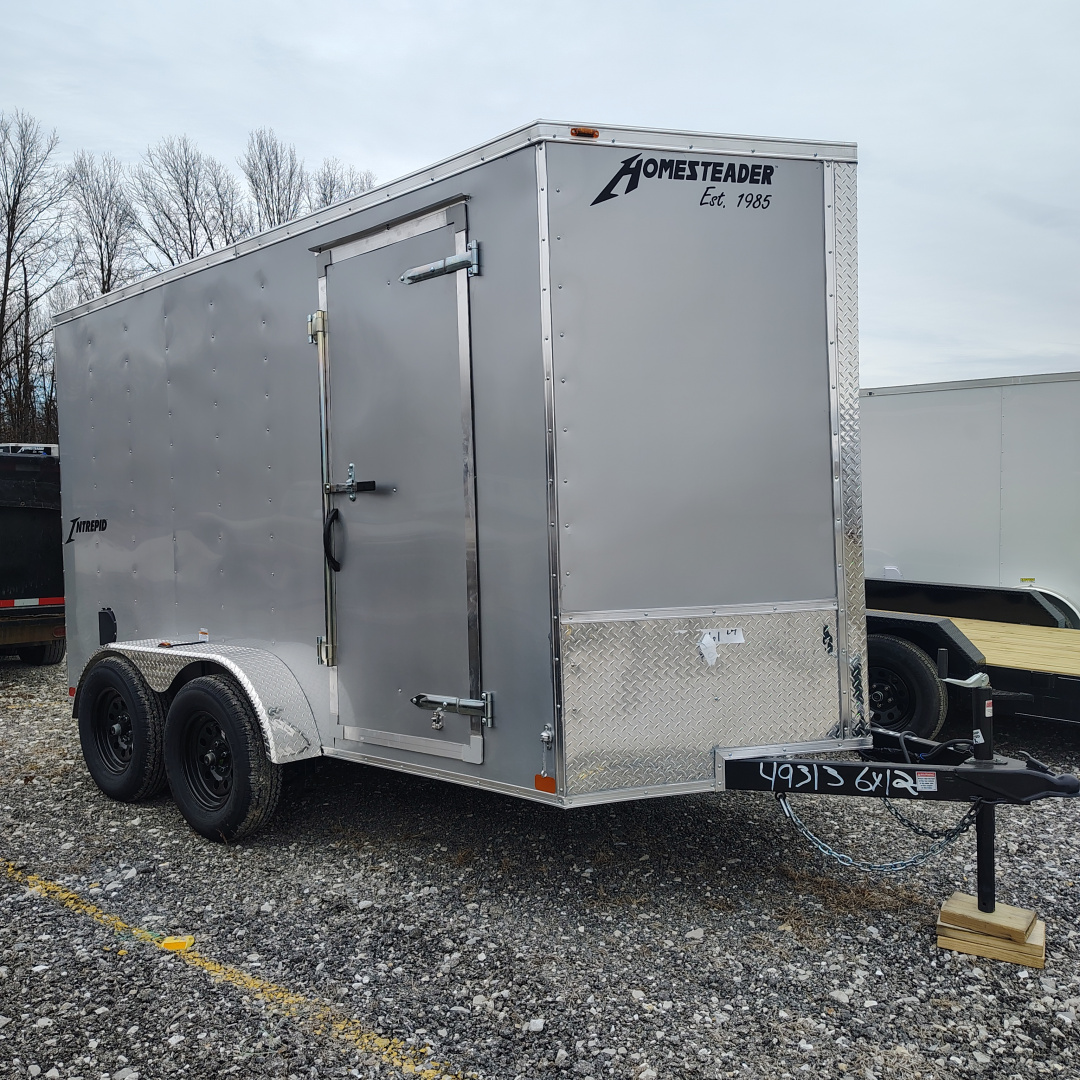 New 2026 Homesteader Trailer 6x12 TA Cargo / Enclosed Trailer, 6'5" interior height, 3.5k axles, intrepid series Cargo / Enclosed Trailer