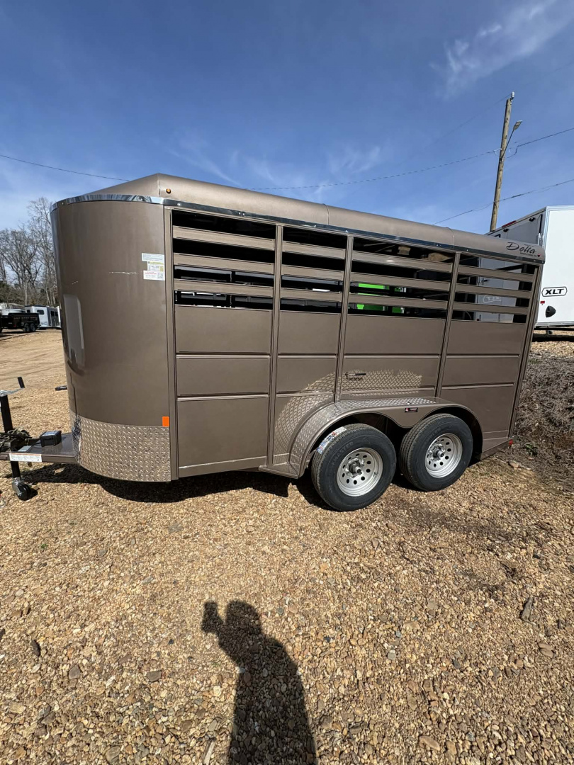 New 2026 Delta Mfg 14' STOCK BUMPER PULL Stock / Stock Combo Trailer