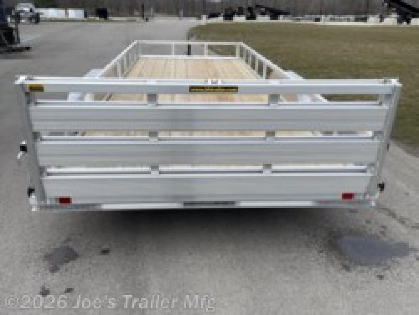 New 2025 H&H Trailers H8216TRSA-070 82x16 7000 GVWR Aluminum Railside Utility Trailer