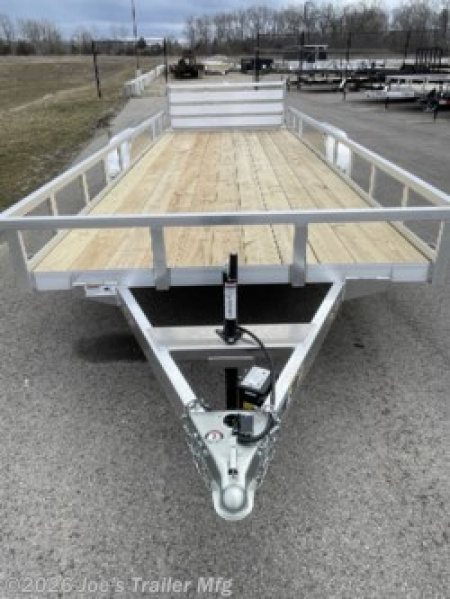 New 2025 H&H Trailers H8216TRSA-070 82x16 7000 GVWR Aluminum Railside Utility Trailer