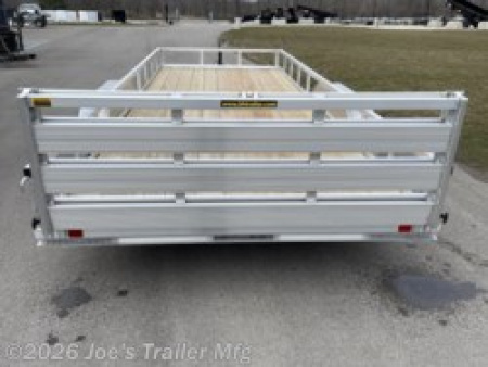 New 2025 H&H Trailers H8216TRSA-070 82x16 7000 GVWR Aluminum Railside Utility Trailer