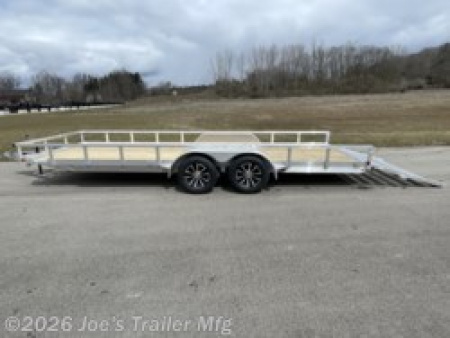 New 2025 H&H Trailers H8216TRSA-070 82x16 7000 GVWR Aluminum Railside Utility Trailer