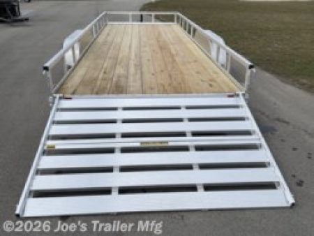 New 2025 H&H Trailers H8216TRSA-070 82x16 7000 GVWR Aluminum Railside Utility Trailer