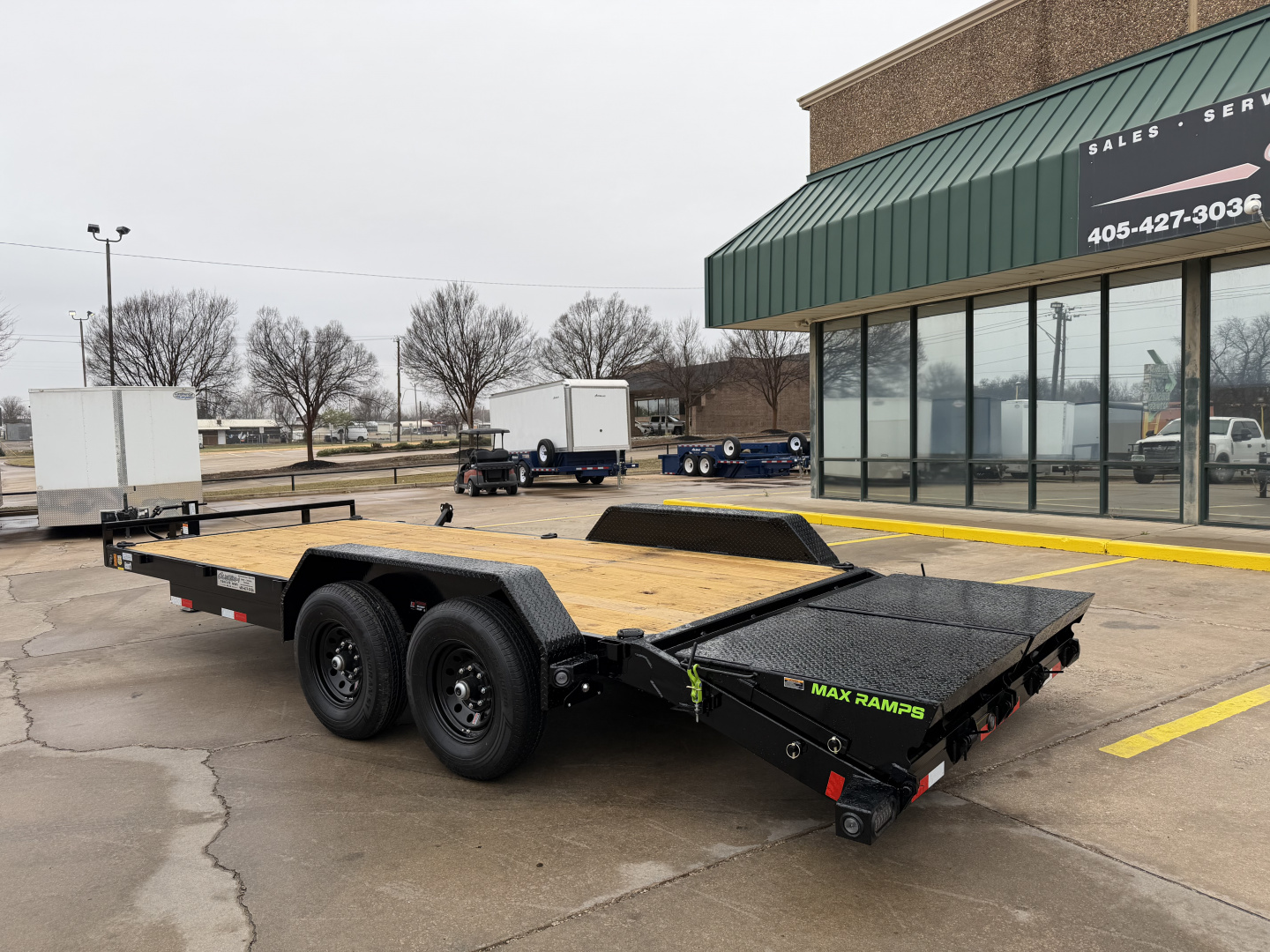 New #005843 2026 LOAD TRAIL CH 20 X 83 TANDEM AXLE 14K EQUIPMENT HAULER W/ MAX RAMPS