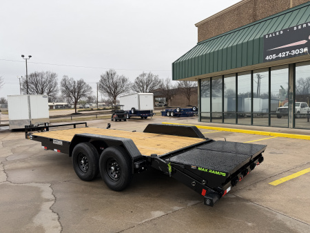New #005843 2026 LOAD TRAIL CH 20 X 83 TANDEM AXLE 14K EQUIPMENT HAULER W/ MAX RAMPS