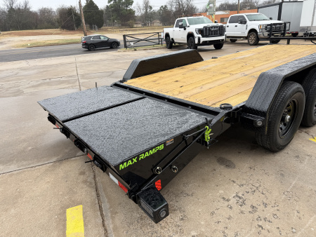 New #005843 2026 LOAD TRAIL CH 20 X 83 TANDEM AXLE 14K EQUIPMENT HAULER W/ MAX RAMPS