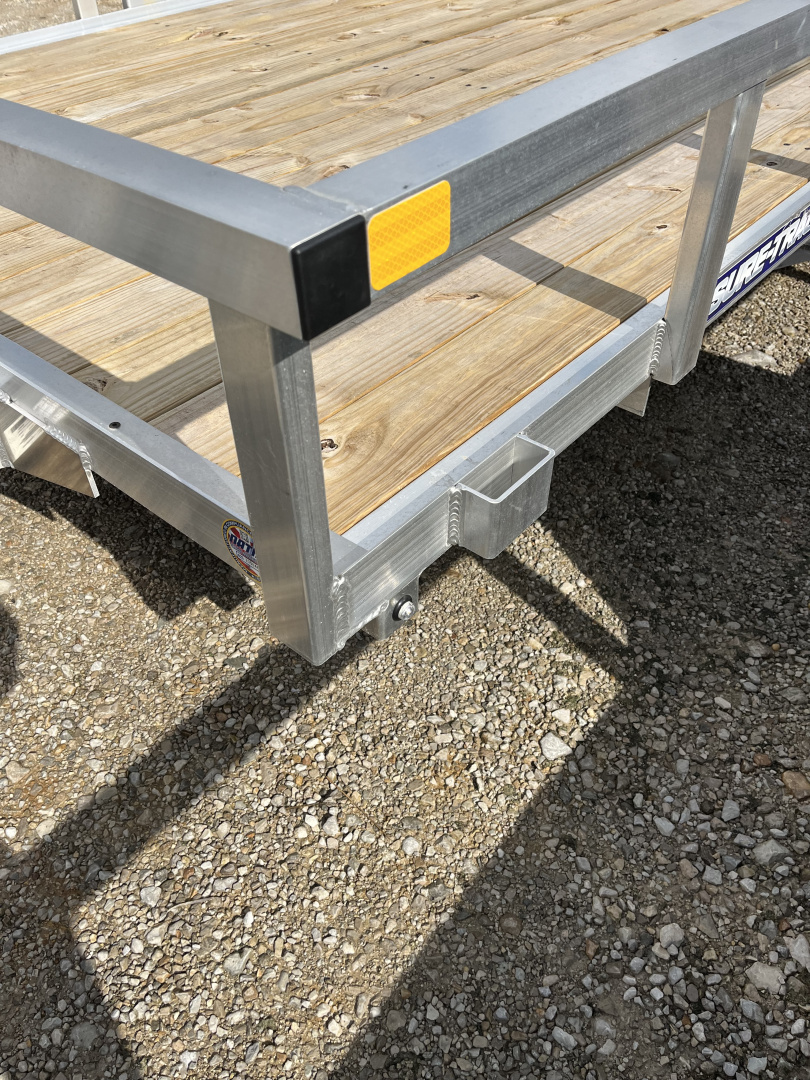 New 2026 Sure-Trac 7 x 14 aluminum tube top utility Utility Trailer